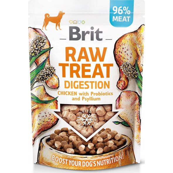 Brit Brit Raw Treat Dog Digestion Chicken 40g