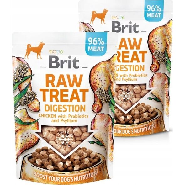 Brit Brit Raw Treat Dog Digestion Chicken 40g