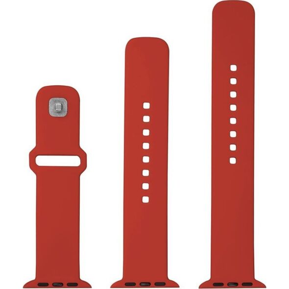 Fixed FIXED Silicone Sporty Strap - silikonowy pasek do Apple Watch Ultra/Ultra 2 49mm czerwony - Gwarancja bezpieczeństwa. Proste raty. Bezpłatna wysyłka od 170 zł.