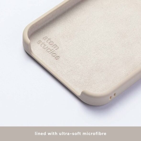Atom Studios ATOM STUDIOS ETUI SPLIT SILICONE MAGSAFE IPHONE 12 / 12 PRO CALCIUM STONE standard