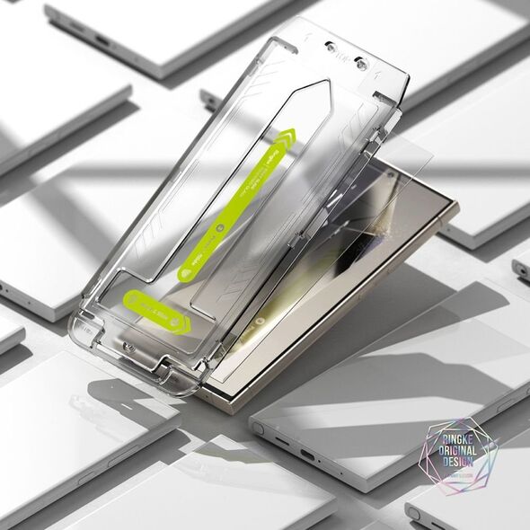Ringke SZKŁO HARTOWANE RINGKE EASY SLIDE 2-PACK GALAXY S24 ULTRA CLEAR