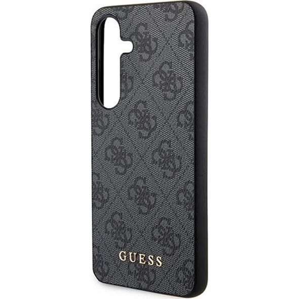 Guess Etui Guess GUHCS24SG4GFGR Samsung Galaxy S24 hardcase 4G Metal Gold Logo czarny/black