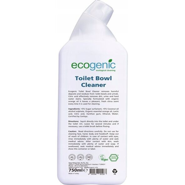 ECOGENIC Ecogenic, Płyn do czyszczenia toalet, 750ml