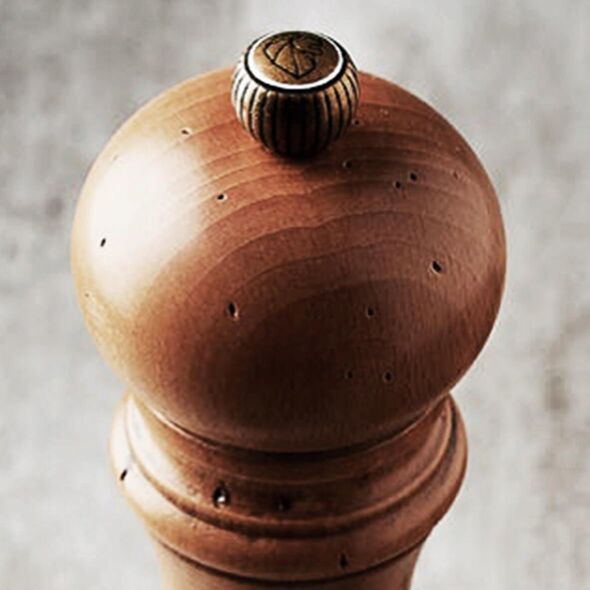 Młynek do przypraw Peugeot Peugeot Paris Salzmühle 18 cm Antique aus Buchenholz