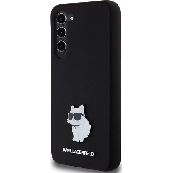 Karl Lagerfeld Karl Lagerfeld KLHCS24MSMHCNPK S24+ S926 czarny/black hardcase Silicone Choupette Metal Pin NoSize