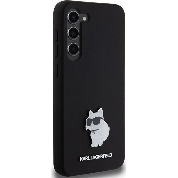 Karl Lagerfeld Karl Lagerfeld KLHCS24MSMHCNPK S24+ S926 czarny/black hardcase Silicone Choupette Metal Pin NoSize