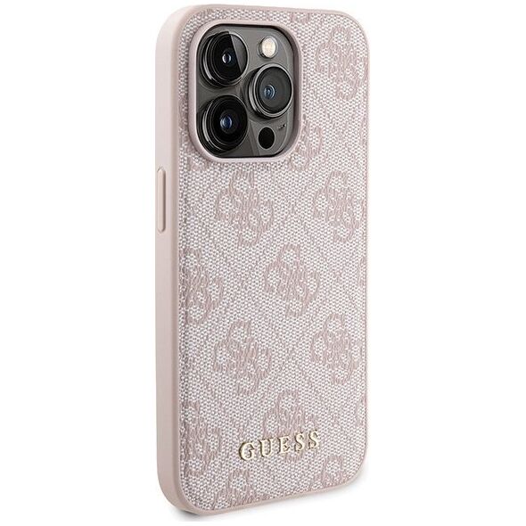 Guess Zestaw Guess GUBPM5P15X4GEMGP Apple iPhone 15 Pro Max hardcase + Powerbank 5000mAh MagSafe 4G Metal Logo różowy/pink