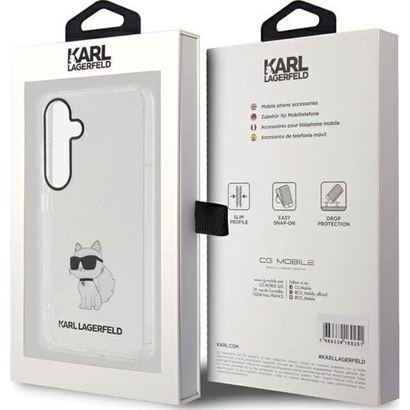 Karl Lagerfeld Etui Karl Lagerfeld KLHCS24MHNCHTCT Samsung Galaxy S24+ Plus hardcase IML Choupette transparent