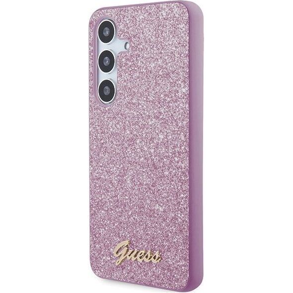 Guess Etui Guess GGUHCS24MHGGSHU Samsung Galaxy S24+ Plus hardcase Glitter Script fioletowy/purple