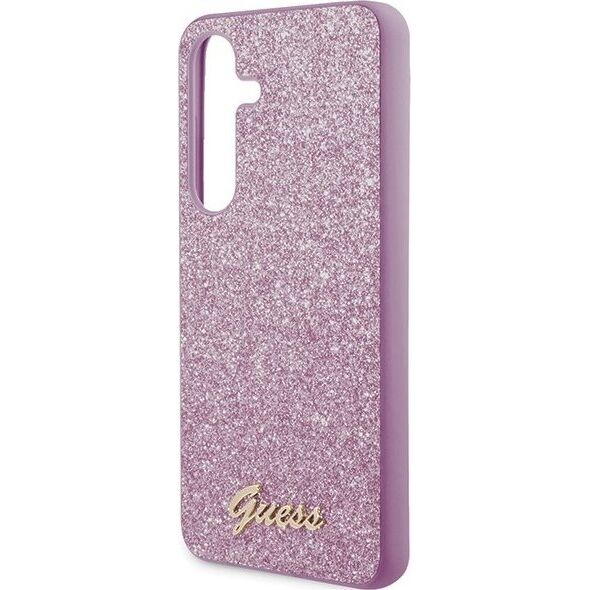 Guess Etui Guess GGUHCS24MHGGSHU Samsung Galaxy S24+ Plus hardcase Glitter Script fioletowy/purple