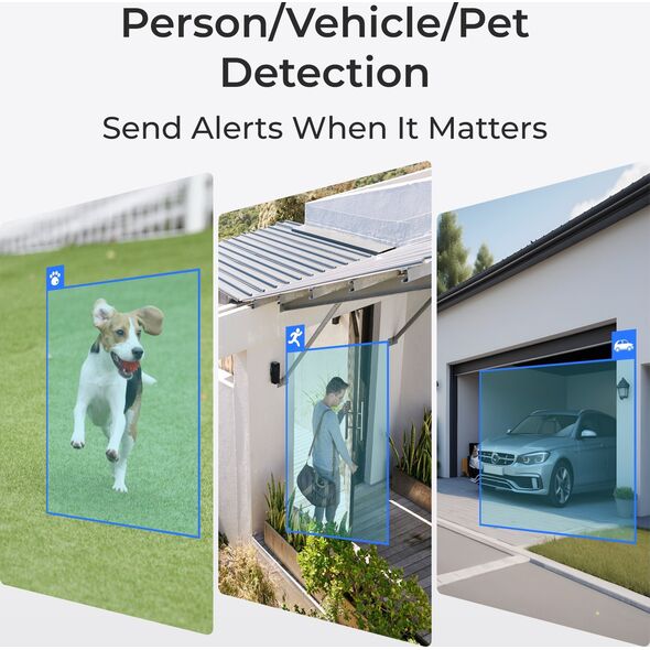 Kamera IP Reolink Reolink | Smart Ultra HD PoE Camera with Person/Vehicle Detection and Two-Way Audio | P340 | Bullet | 12 MP | 4mm/F1.6 | H.265 | Micro SD, Max. 256GB