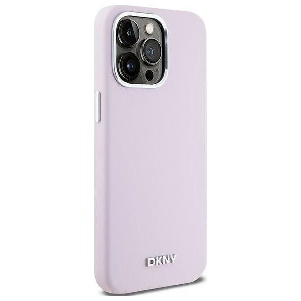 DKNY DKNY DKHMP15XSMCHLP iPhone 15 Pro Max 6.7" różowy/pink hardcase Liquid Silicone Small Metal Logo MagSafe