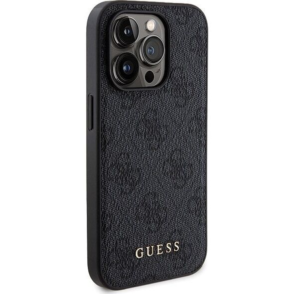 Guess Guess Bundle Pack MagSafe 4G Metal Gold Logo - Zestaw etui + Power Bank 5000mAh MagSafe iPhone 13 Pro (czarny)