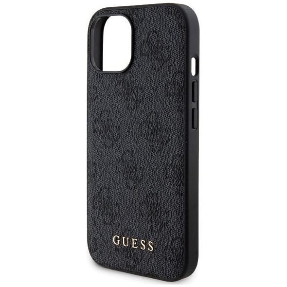 Guess Guess Bundle Pack MagSafe 4G Metal Gold Logo - Zestaw etui + Power Bank 5000mAh MagSafe iPhone 15 (czarny)