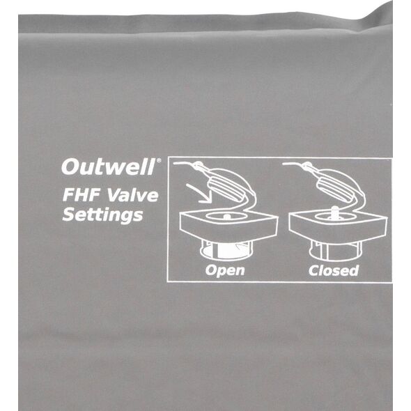 Outwell Mata samopompująca Outwell Sleepin Double 7.5 cm - black/grey Uniwersalny