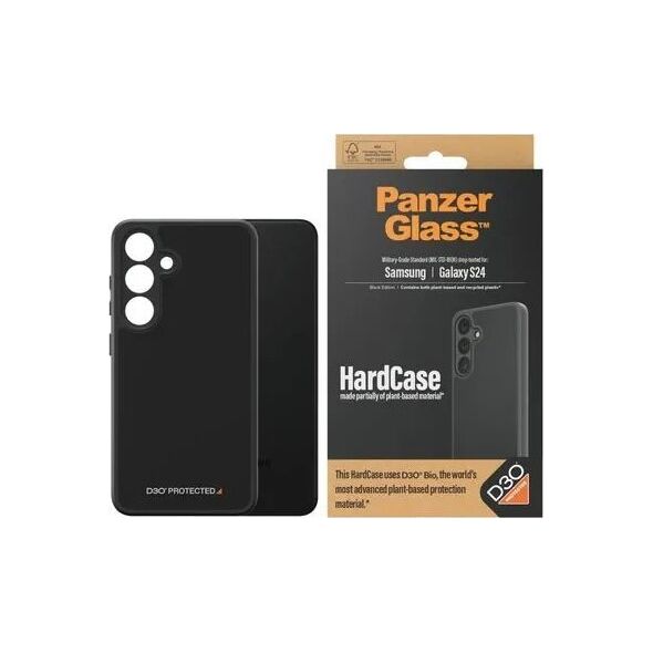 PanzerGlass PanzerGlass HardCase Sam S24 S921 D3O 3xMilitary grade czarny/black 1216