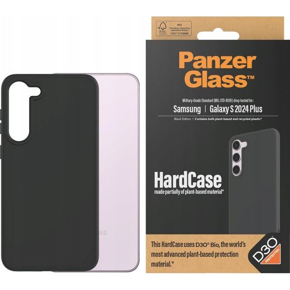 PanzerGlass PanzerGlass HardCase Sam S24+ S926 D3O 3xMilitary grade czarny/black 1217