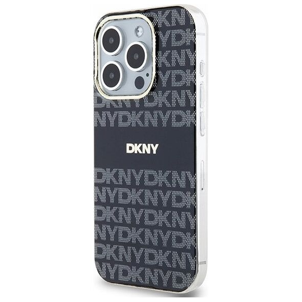 DKNY DKNY DKHMP14XHRHSEK iPhone 14 Pro Max 6.7" czarny/black hardcase IML Mono & Stripe MagSafe