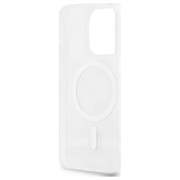 DKNY DKNY DKHMP15XHCPTSE iPhone 15 Pro Max 6.7" beżowy/beige hardcase IML Checkered Mono Pattern & Printed Stripes MagSafe