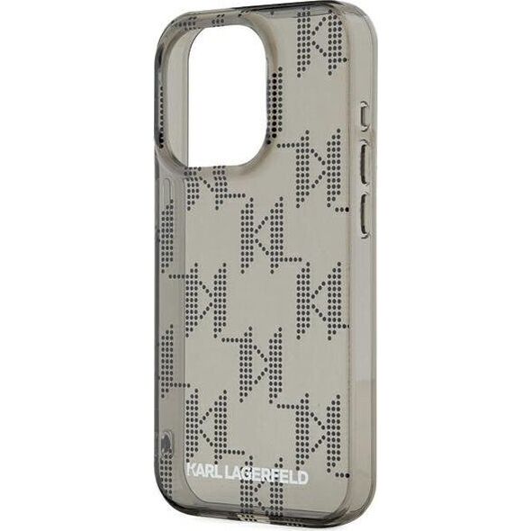 Karl Lagerfeld Karl Lagerfeld KLHCP15XHKDPNSK iPhone 15 Pro Max 6.7" czarny/black hardcase IML Mono KL Pattern & Cord