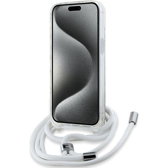 Karl Lagerfeld Karl Lagerfeld KLHMP13MHCCHNT iPhone 13 / 14 / 15 6.1" hardcase transparent IML Choupette Head & Cord Magsafe