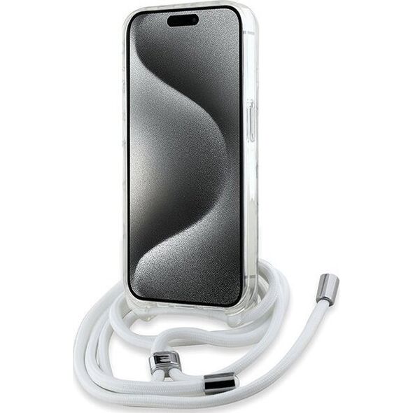 Karl Lagerfeld Karl Lagerfeld KLHMP14LHCCHNT iPhone 14 Pro 6.1" hardcase transparent IML Choupette Head & Cord Magsafe
