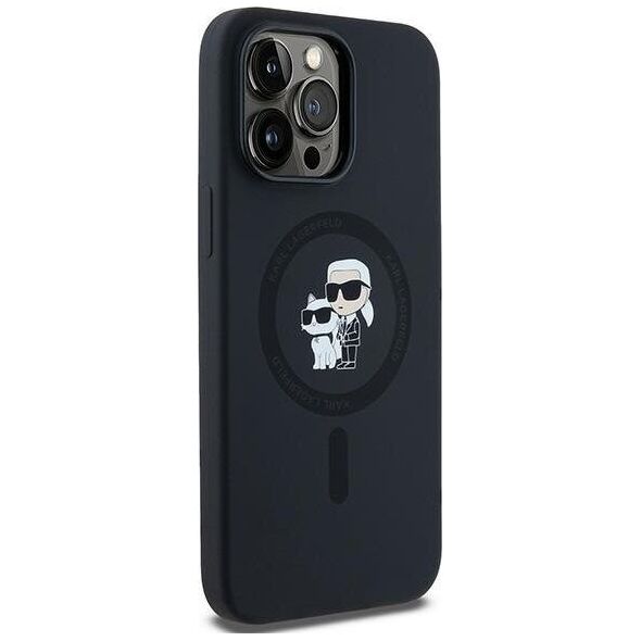 Karl Lagerfeld Karl Lagerfeld KLHMP14XSCMKCRHK iPhone 14 Pro Max 6.7" czarny/black hardcase Silicone Karl & Choupette MagSafe