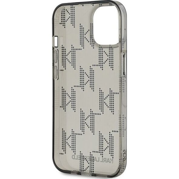 Karl Lagerfeld Etui Karl Lagerfeld KLHCP15SHKDPNSK Apple iPhone 15 / 14 / 13 hardcase IML Mono KL Pattern & Cord czarny/black