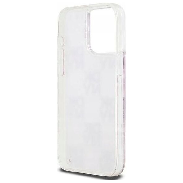DKNY DKNY Liquid Glitter Multilogo - Etui iPhone 15 Pro Max (różowy)