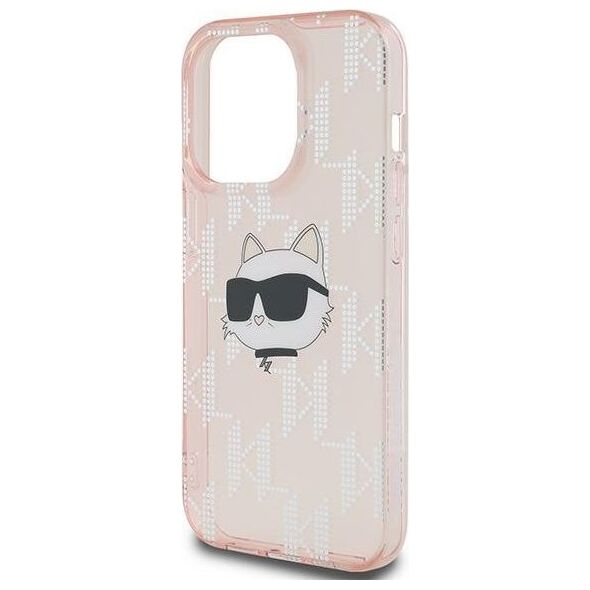 Karl Lagerfeld Karl Lagerfeld KLHCP13LHKLPCHP iPhone 13 Pro / 13 6.1" różowy/pink hardcase IML Choupette Head & Monogram