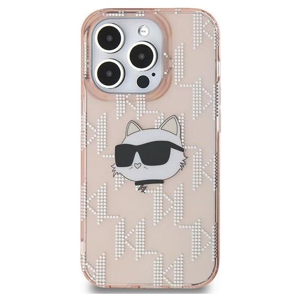 Karl Lagerfeld Karl Lagerfeld KLHCP14XHKLPCHP iPhone 14 Pro Max 6.7" różowy/pink hardcase IML Choupette Head & Monogram