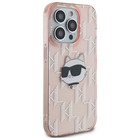 Karl Lagerfeld Karl Lagerfeld KLHCP14XHKLPCHP iPhone 14 Pro Max 6.7" różowy/pink hardcase IML Choupette Head & Monogram