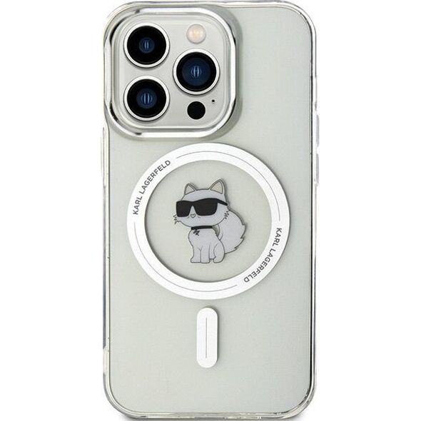 Karl Lagerfeld Karl Lagerfeld KLHMP13LHFCCNOT iPhone 13 Pro / 13 6.1" przezroczysty/transparent hardcase IML Choupette MagSafe