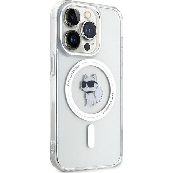 Karl Lagerfeld Karl Lagerfeld KLHMP13LHFCCNOT iPhone 13 Pro / 13 6.1" przezroczysty/transparent hardcase IML Choupette MagSafe