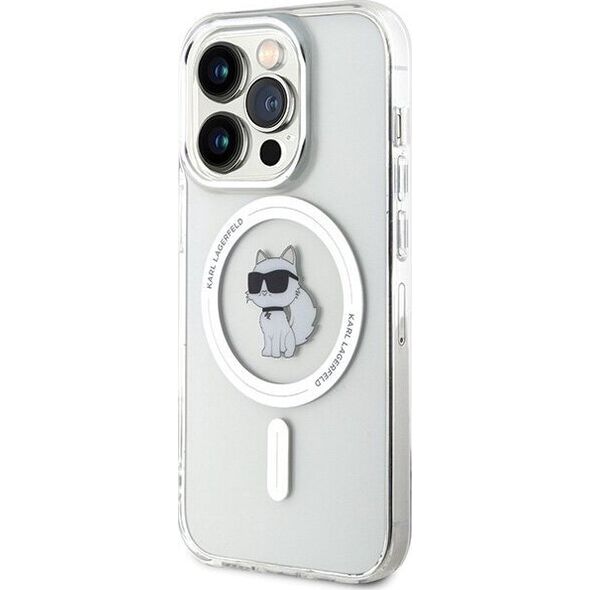 Karl Lagerfeld Karl Lagerfeld KLHMP14LHFCCNOT iPhone 14 Pro 6.1" przezroczysty/transparent hardcase IML Choupette MagSafe