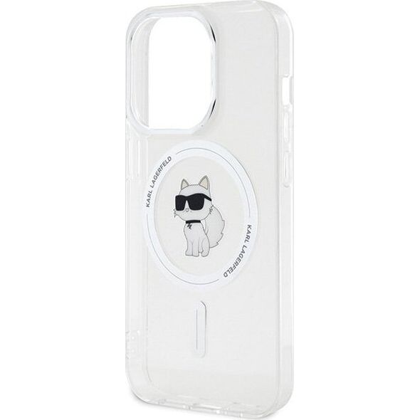 Karl Lagerfeld Karl Lagerfeld KLHMP14LHFCCNOT iPhone 14 Pro 6.1" przezroczysty/transparent hardcase IML Choupette MagSafe