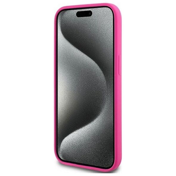 Karl Lagerfeld Karl Lagerfeld KLHMP15MSCHPPLF iPhone 15 Plus / 14 Plus 6.7" różowy/fuschia hardcase Silicone Choupette Head MagSafe