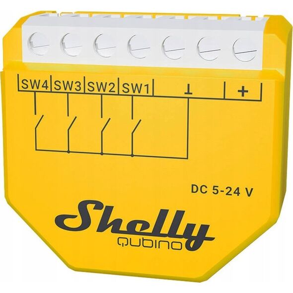 Shelly Shelly Relais "Wave i4 DC" Szenenaktivierer Z-Wave