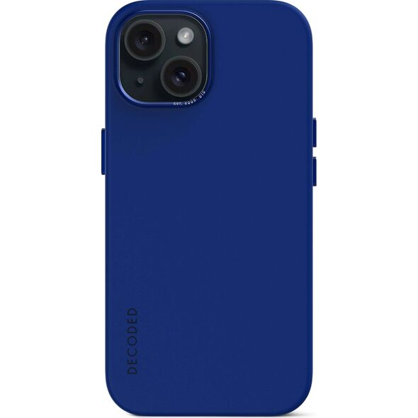 Decoded Decoded AntiMicrobial Silicone Backcover iP 15 Plus Gal Blue