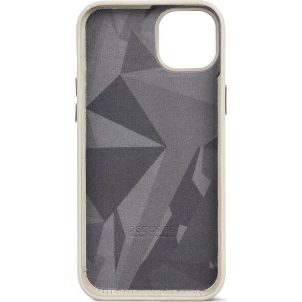 Decoded Decoded Leather Backcover for iPhone 15 Plus Clay