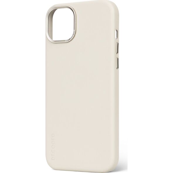 Decoded Decoded Leather Backcover for iPhone 15 Plus Clay