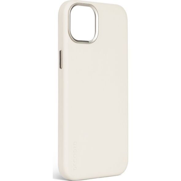 Decoded Decoded Leather Backcover for iPhone 15 Plus Clay
