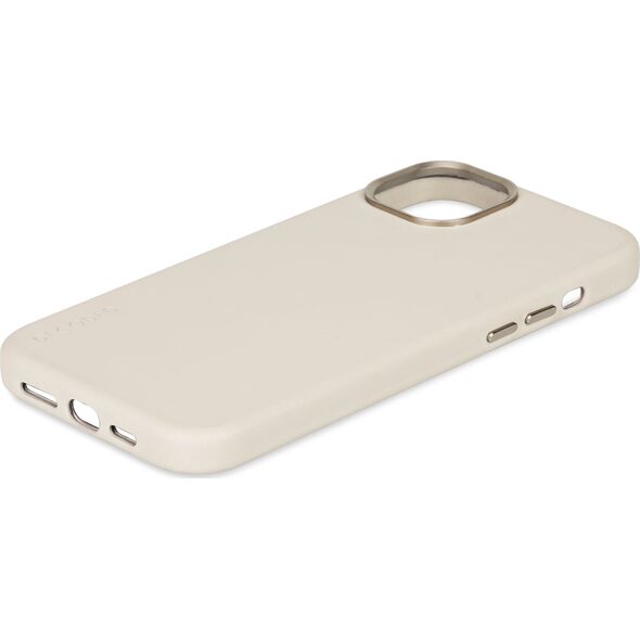 Decoded Decoded Leather Backcover for iPhone 15 Plus Clay
