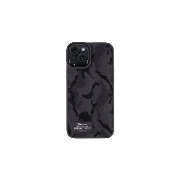 Tactical Tactical Camo Troop Cover for Apple iPhone 15 Plus Black standard