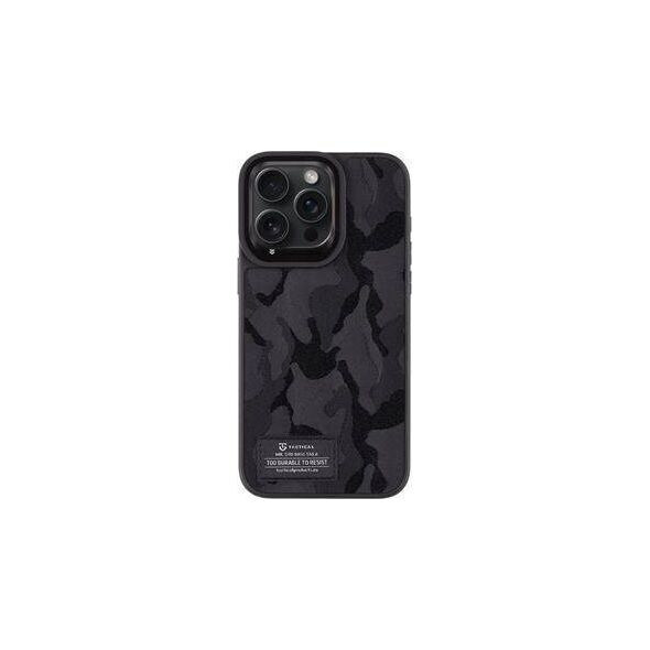 Tactical Tactical Camo Troop Cover for Apple iPhone 15 Pro Max Black standard