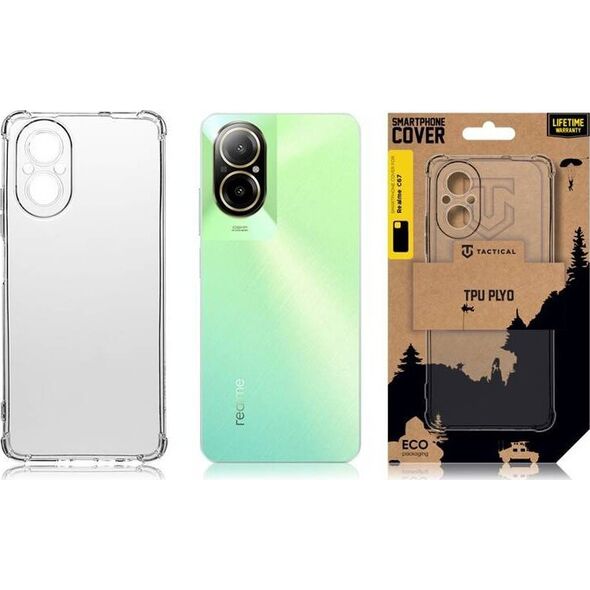 Tactical Tactical TPU Plyo Cover for Realme C67 Transparent standard