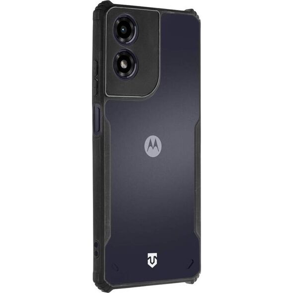 Tactical Tactical Quantum Stealth Cover for Motorola G04 Clear/Black standard