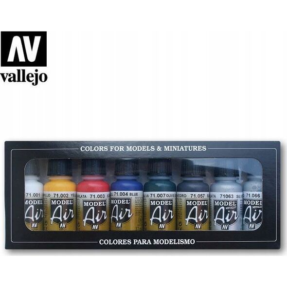 Vallejo Vallejo: Model Air - Basic Colors 8x17