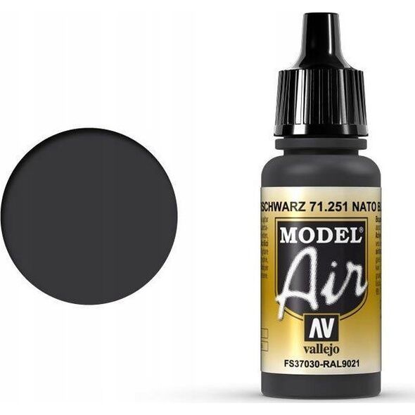 Vallejo Vallejo: 71.251 - Model Air - NATO Black (17 ml)