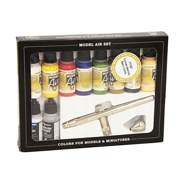 Vallejo Vallejo: Model Air - Airbrush + Basic Colors 10x 17 mm